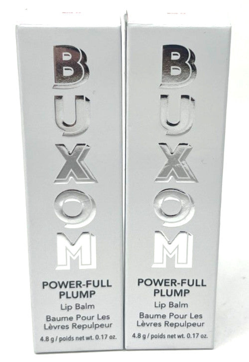 2 Pack Buxom Power-Full Plump Lip Balm Big O 0.17 oz Each - New