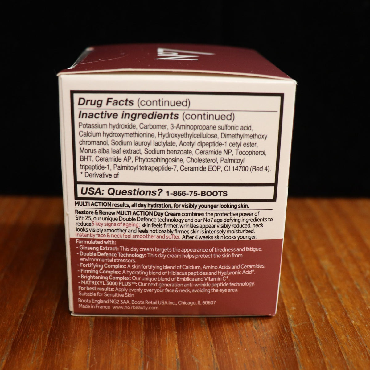 Restore & Renew Day Cream SPF 25 - No7 50ml Skin Firming Moisturizer