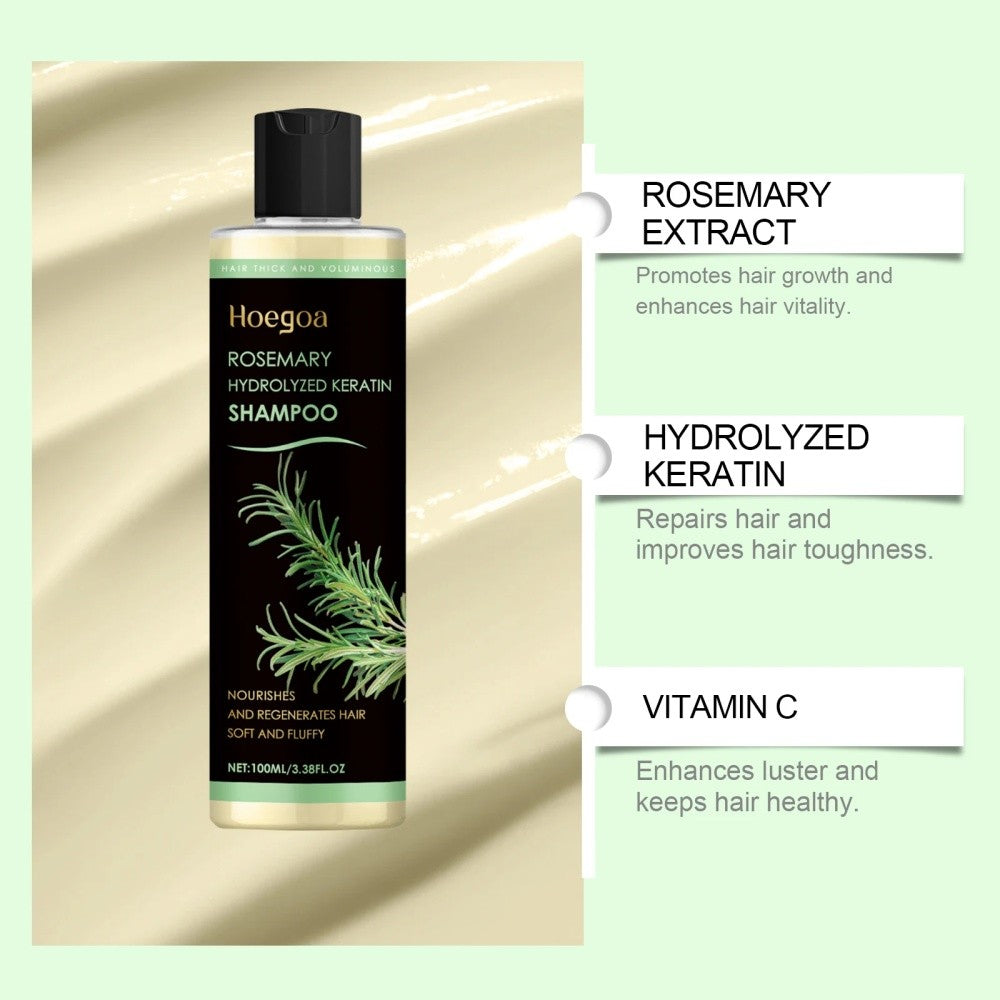 Organic Rosemary Hair Growth Shampoo for Thinning Hair & Anti-Hair Loss - 2 Pack