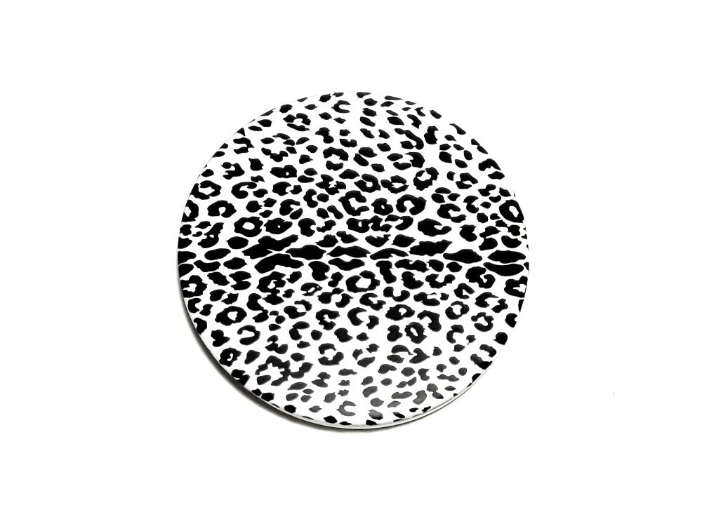 3-Inch Animal Print Folding Compact Mirror - Travel Makeup Accessory