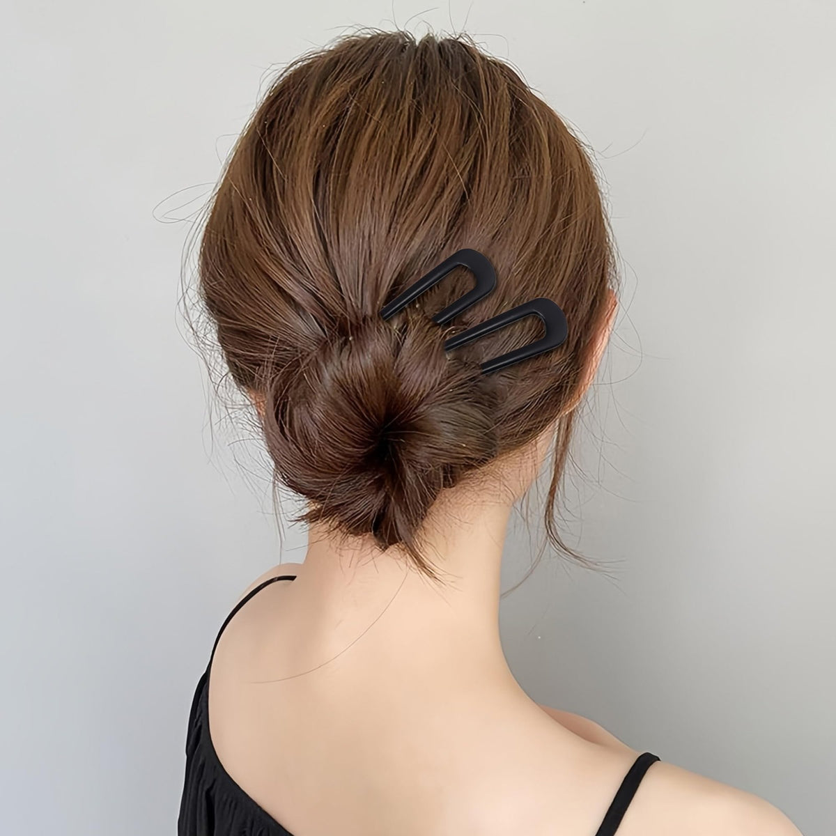 hisial 6Pcs Metal French Hair Pins for Women U 1 Count (Pack of 6),