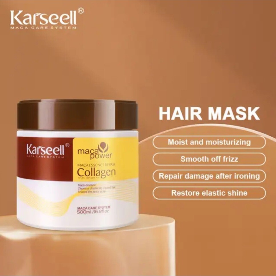 Hair Repair Kit with Shampoo, Conditioner, Mask & Protein Cream - Moisturize & Repair Damaged Hair