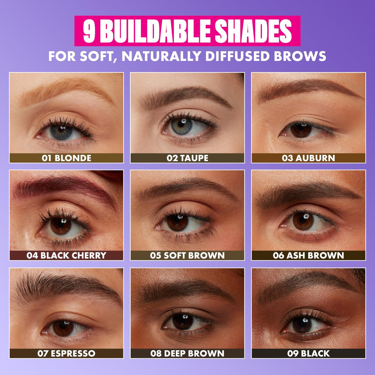Voluminous Eyebrow Pencil with 12HR Wear, Taupe Shade - Cruelty-Free