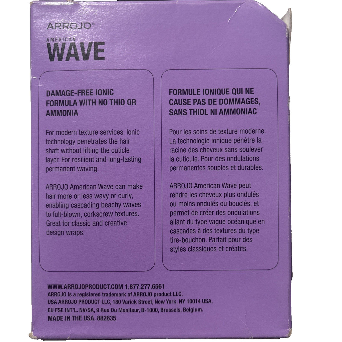 Perm Kit for Professional Hair Curling - American Wave Curls, One Application