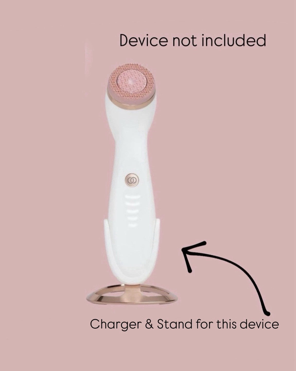 LumiSpa iO Charger & Rose Gold Stand Bundle for Nuskin ageLOC LumiSpa iO