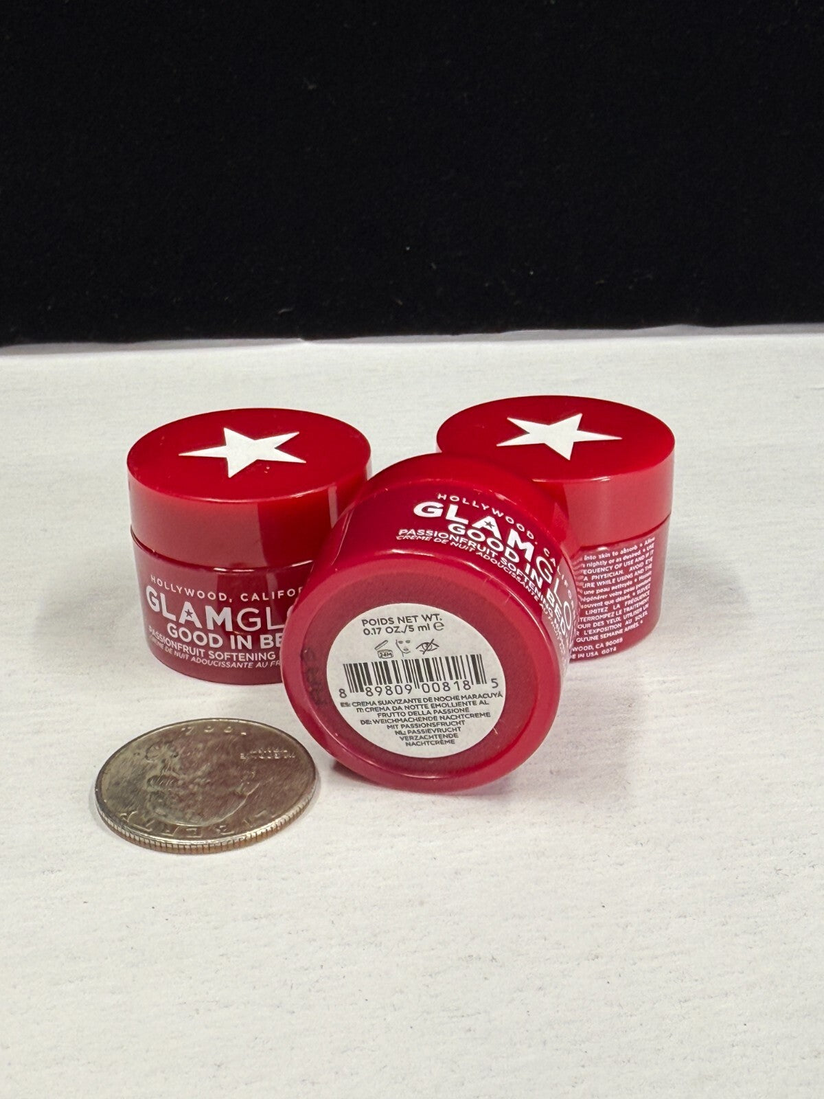 Glamglow Night Cream Passionfruit Softening Night Moisturizer Set - 0.17oz x 3
