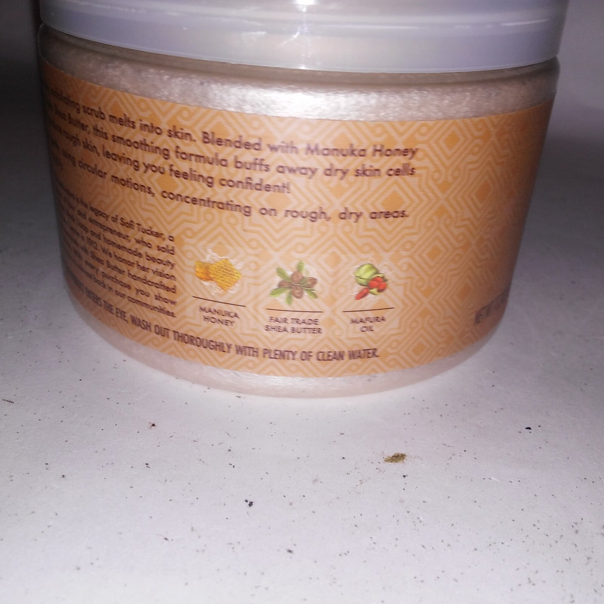 Shea Moisture Manuka Honey Soothing Creme Body Scrub 11.3oz