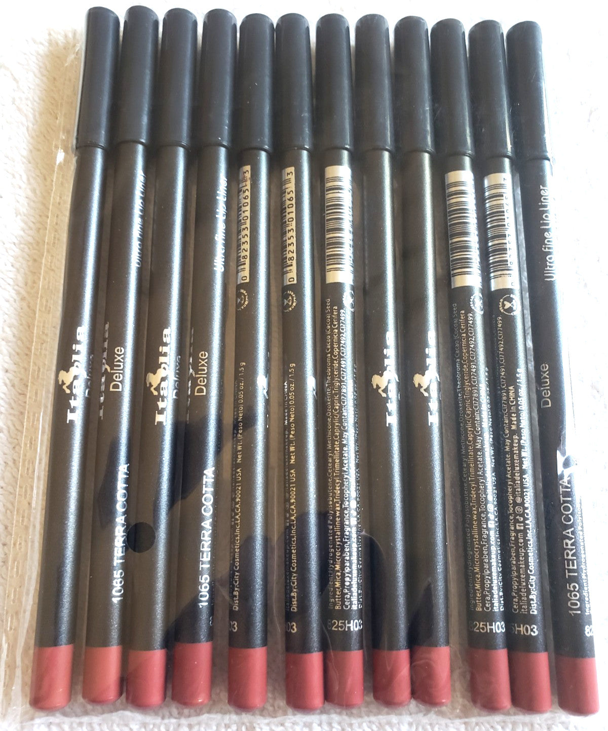Ultra Fine Lip Liner Pencils - Assorted Colors, Long Lasting, Soft & Smooth