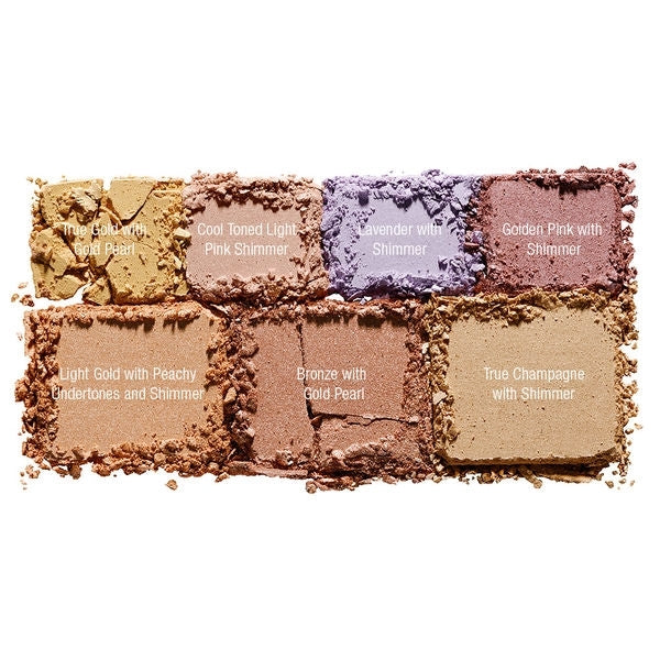 NYX Strobe of Genius Illuminating Highlighter Palette - 7 Shades