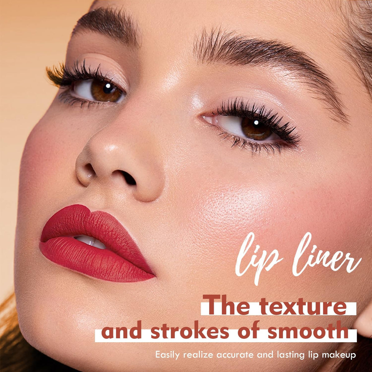 Lip Liner Set 12 Colors - Matte Waterproof Cruelty-Free Makeup Kit