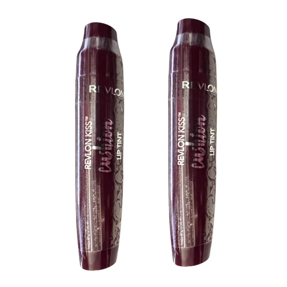 Revlon Kiss Cushion Lip Tint Extra Violet 290 - Moisturizing Lip Makeup Set of 2