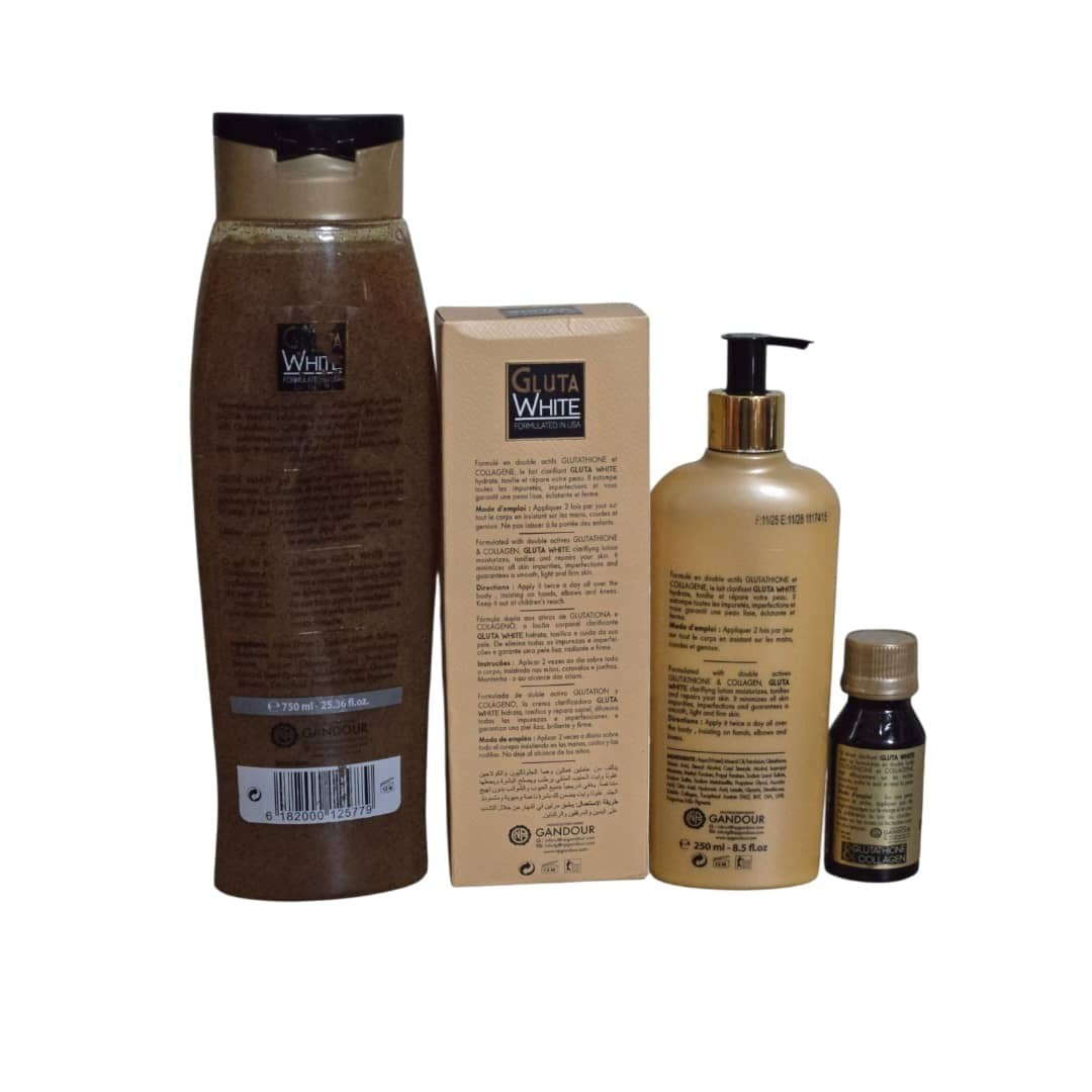 Gluta White Age Defying Collagen & Glutathione Body Lotion 250ml - Bath Gel & Serum