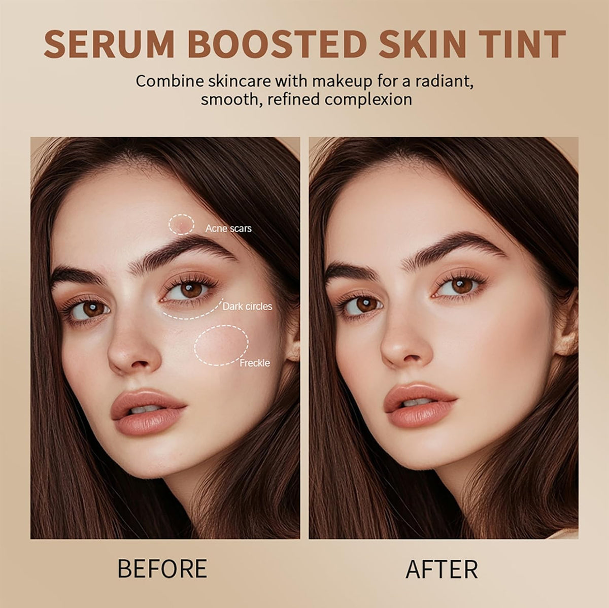 Skin Tint for Black Women - Hydrating Foundation Stick with Flawless Coverage