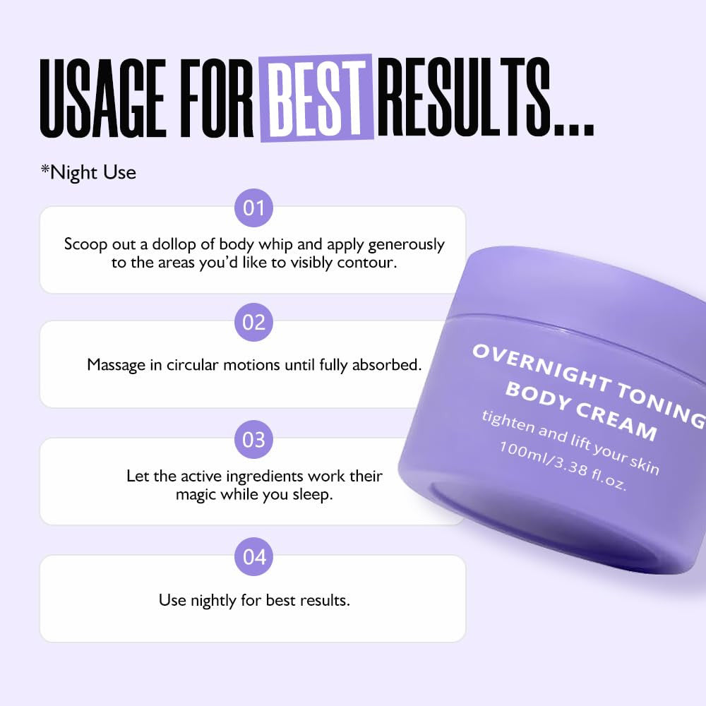 Overnight Toning Body Firming Whip Cream