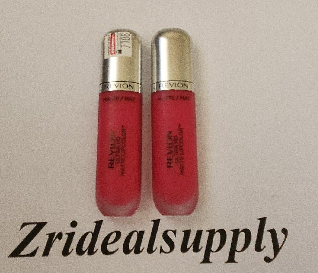 Revlon Ultra HD Matte Lip Color Set 605 HD Obsession – Pack of 2
