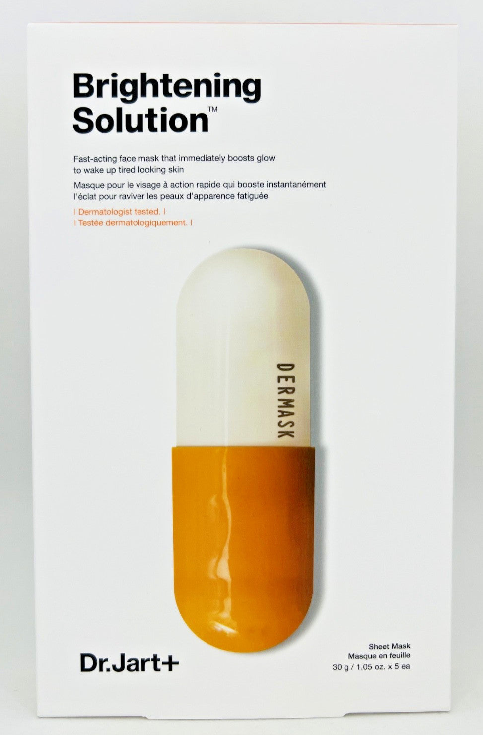 Dr. Jart+ Brightening Solution Sheet Mask - 30g (5 Pack)