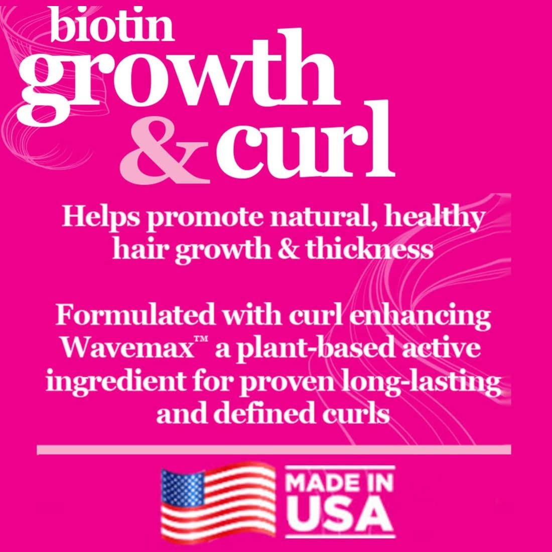 Biotin Curl Oil for Hair Growth & Definition - 2.5 oz Natural Hair Treatment