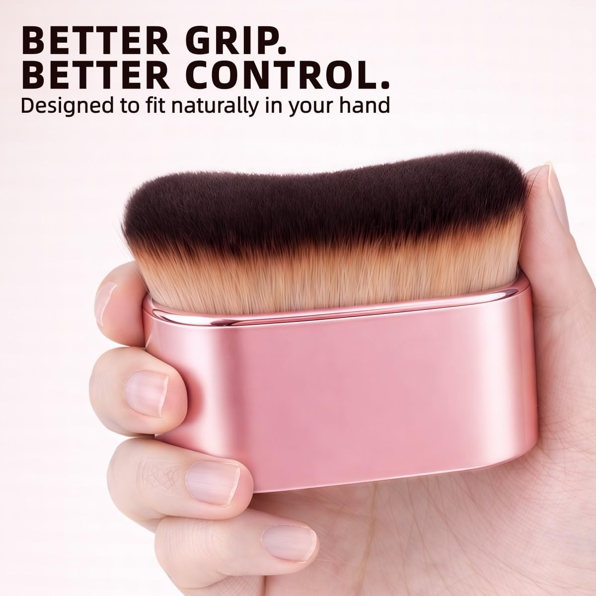 Self Tanner Brush - Large Kabuki Makeup Brush for Face & Body, Vegan