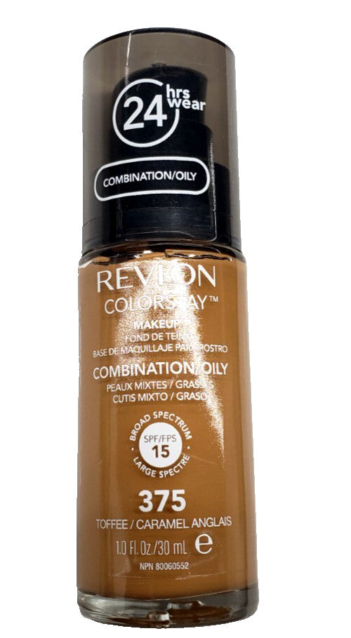 Revlon ColorStay 24Hrs Foundation for Combination & Oily Skin - Shade 375 Toffee