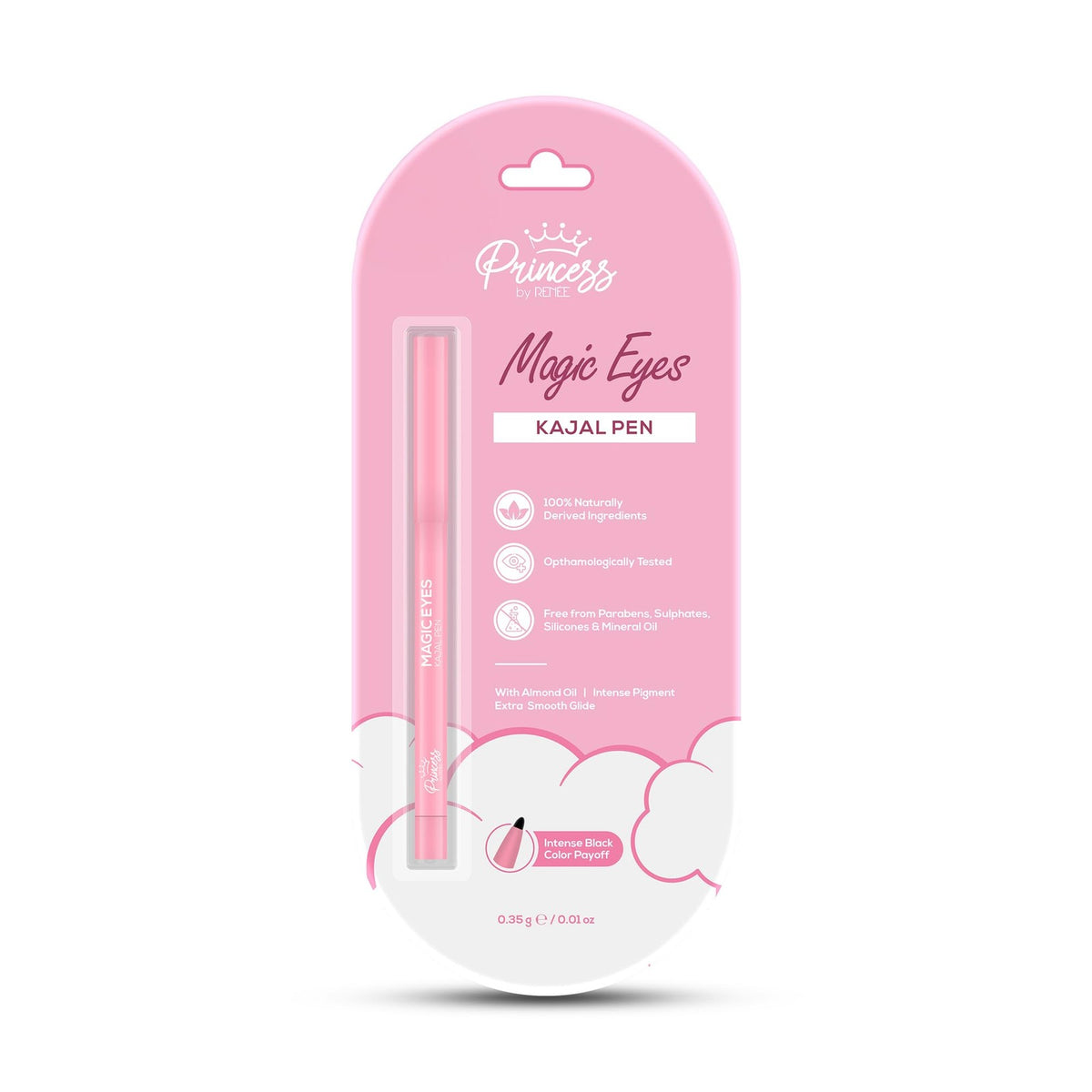Gentle Eye Makeup Pencil for Sensitive Eyes - Natural & Nourishing Kajal Pen