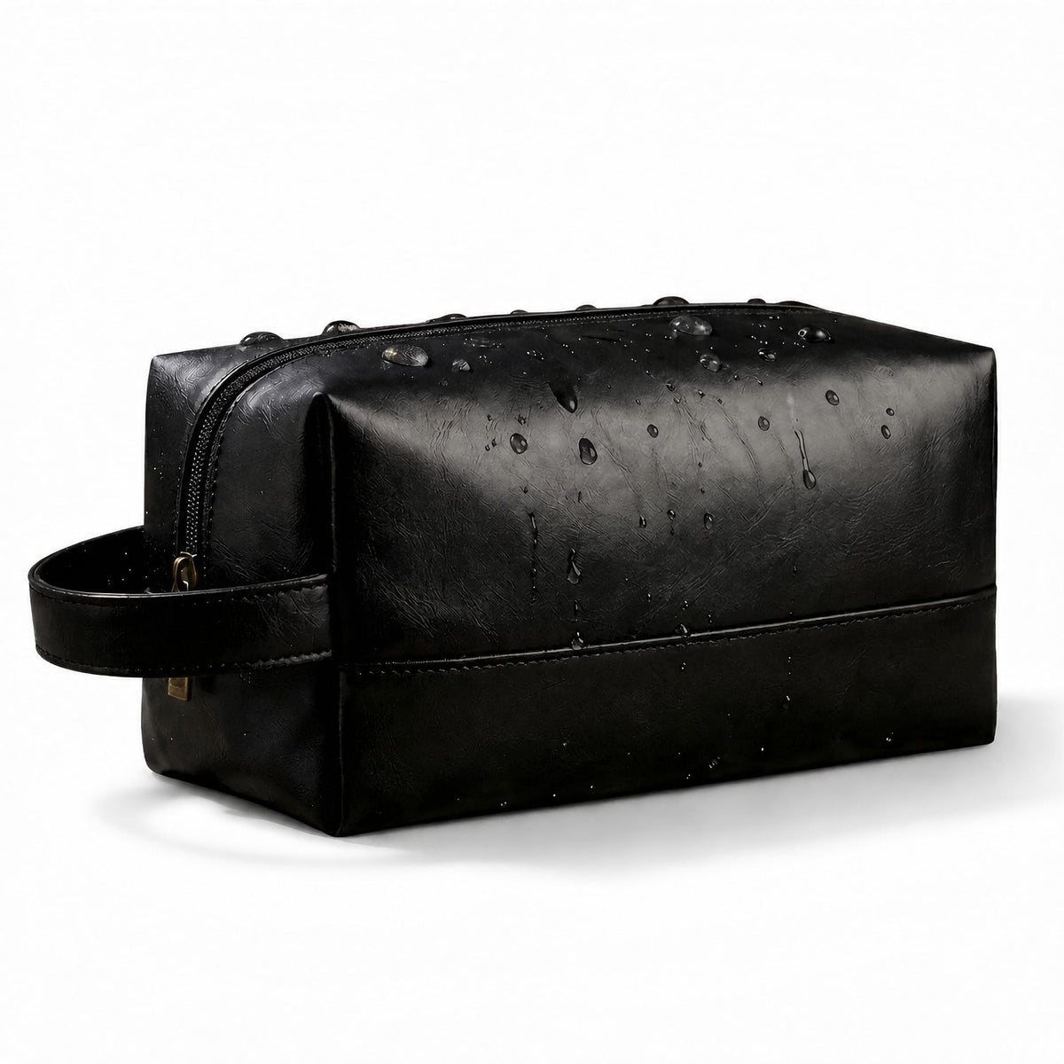 Water-Resistant Men’s Toiletry Bag Dopp Kit with Large Opening