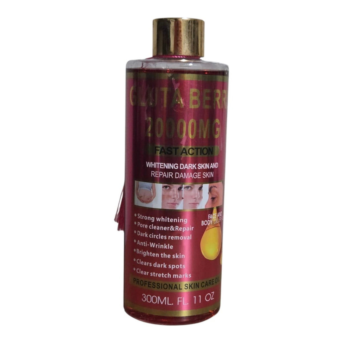 Gluta Berry Skin Correcting Body Oil SPF 45 – 300ml