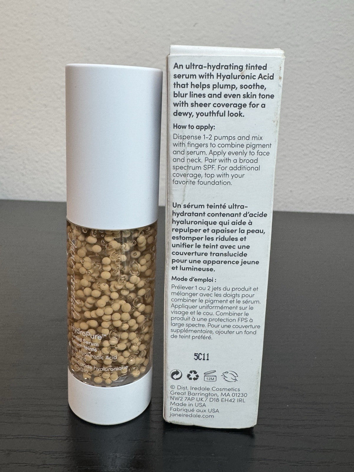 Jane Iredale Hydropure Tinted Serum Light to Medium 30ml - Hydrating Face Serum