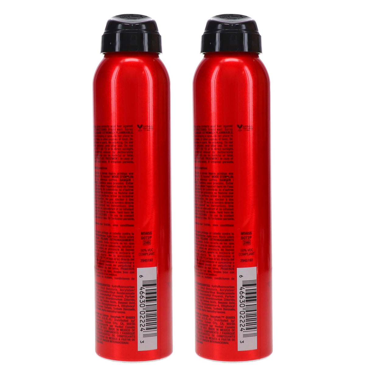 Weatherproof Hair Spray 5 oz - Humidity-Resistant Finishing Spray - 2 Pack