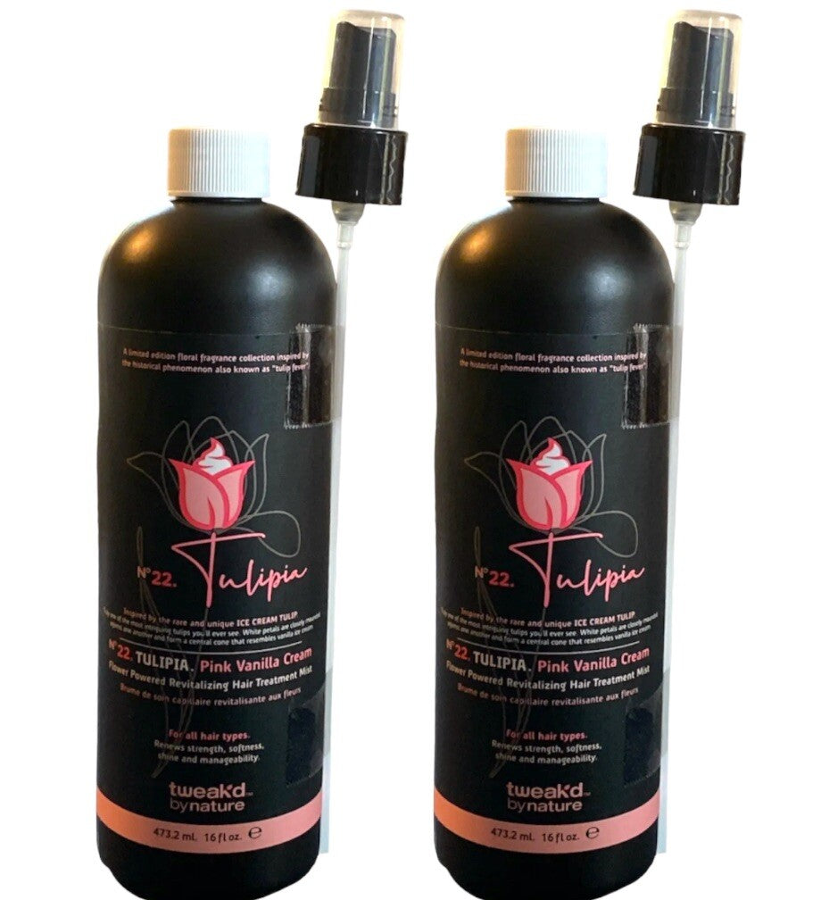 Revitalizing Hair Treatment Mist with Tulipia Flower - 16 oz, Pack of 2