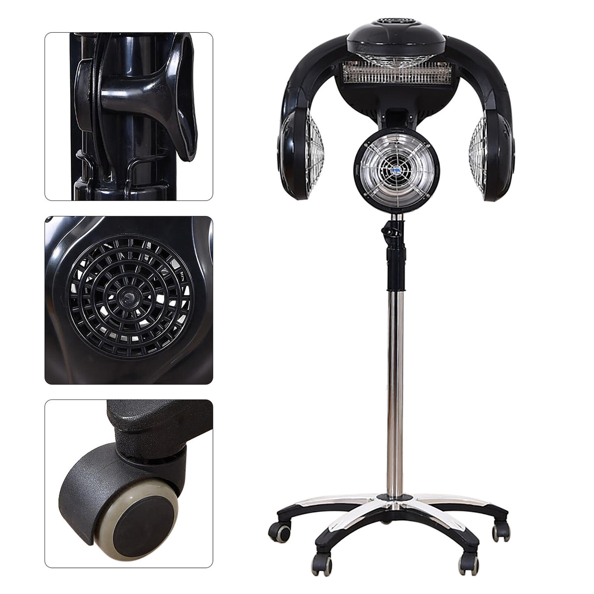 Professional Infrared Hair Dryer Hood Processor with Temperature Control