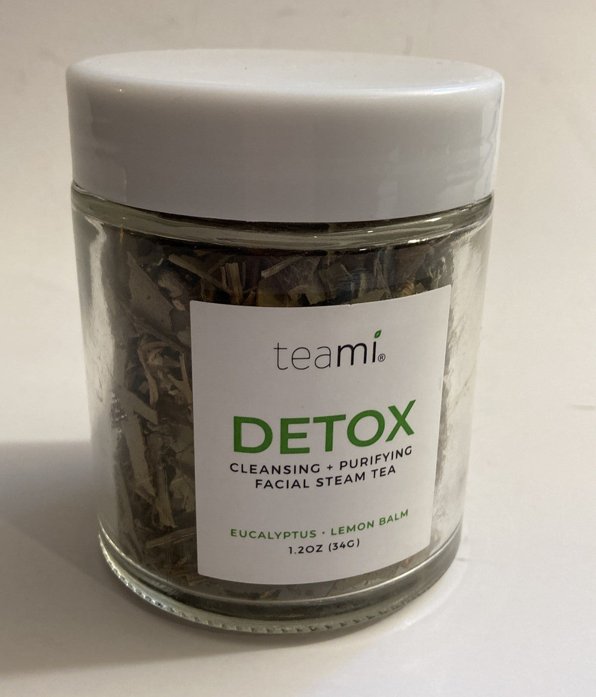 Eucalyptus & Lemon Balm Detox Facial Steam Tea, 34g