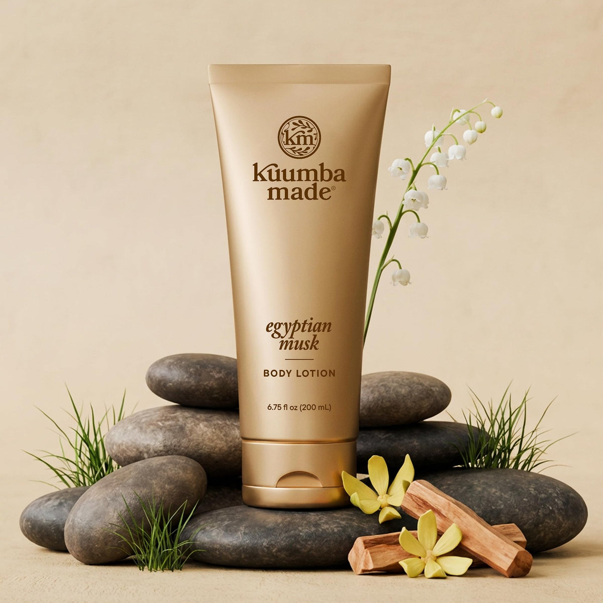 Kuumba Made Egyptian Musk Body Lotion, Hydrating Daily 6.75 Ounce