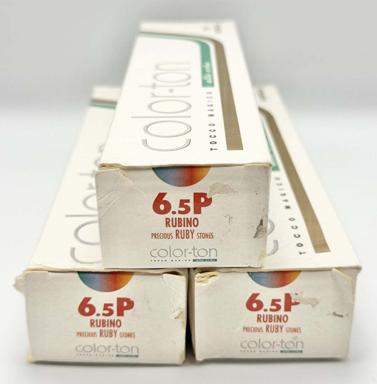 Permanent Cream Hair Color 6.5P Ruby - 3.3 fl. oz. (3 Pack)