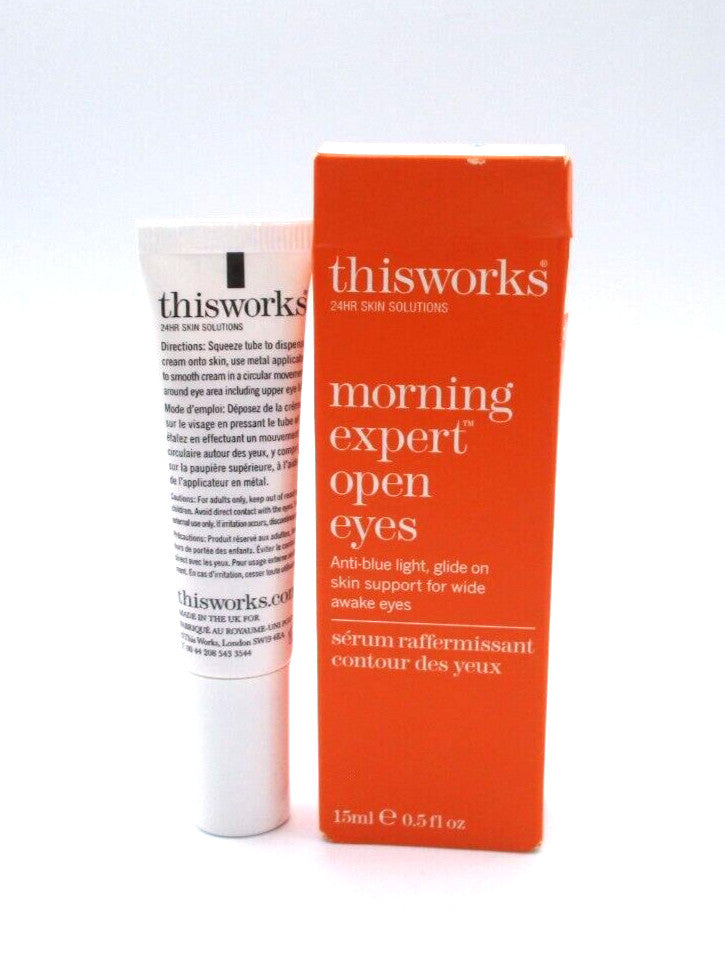 Thisworks Morning Expert Open Eyes Eye Treatment - 15ml / 0.5oz, Brand New