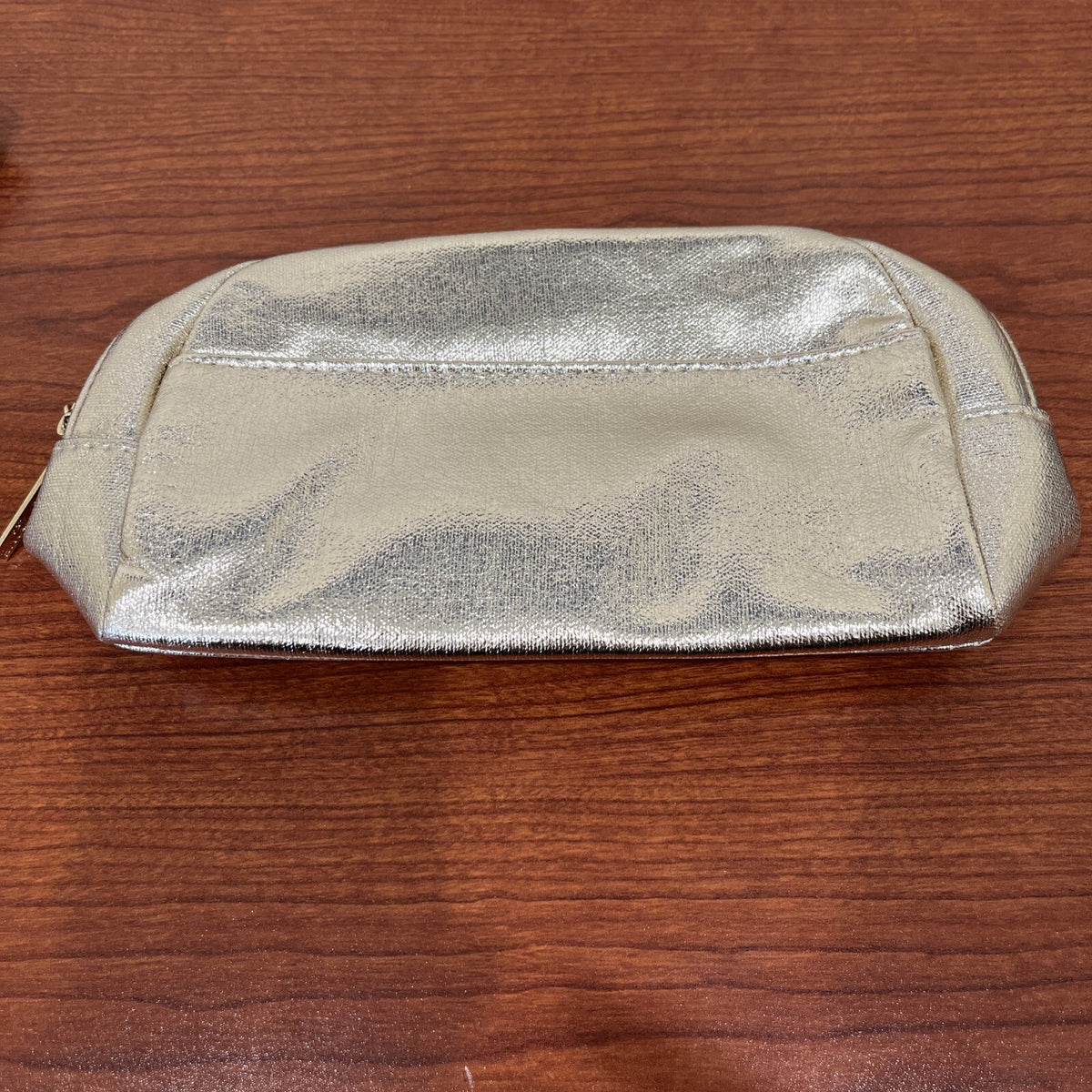 Set of 3 Makeup Bags - Purple Silver Gold Cosmetic & Toiletry Bags