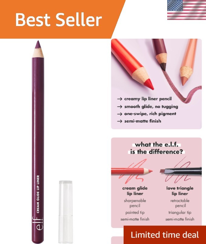 Cream Glide Lip Liner in Plum & Get It - Ultra-Pigmented Semi-Matte