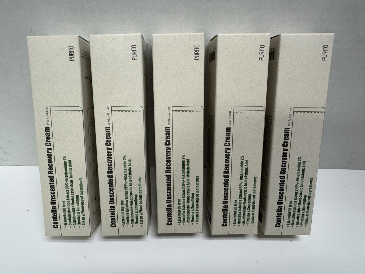 Centella Recovery Cream 50ml - 5 Pack Niacinamide Skincare