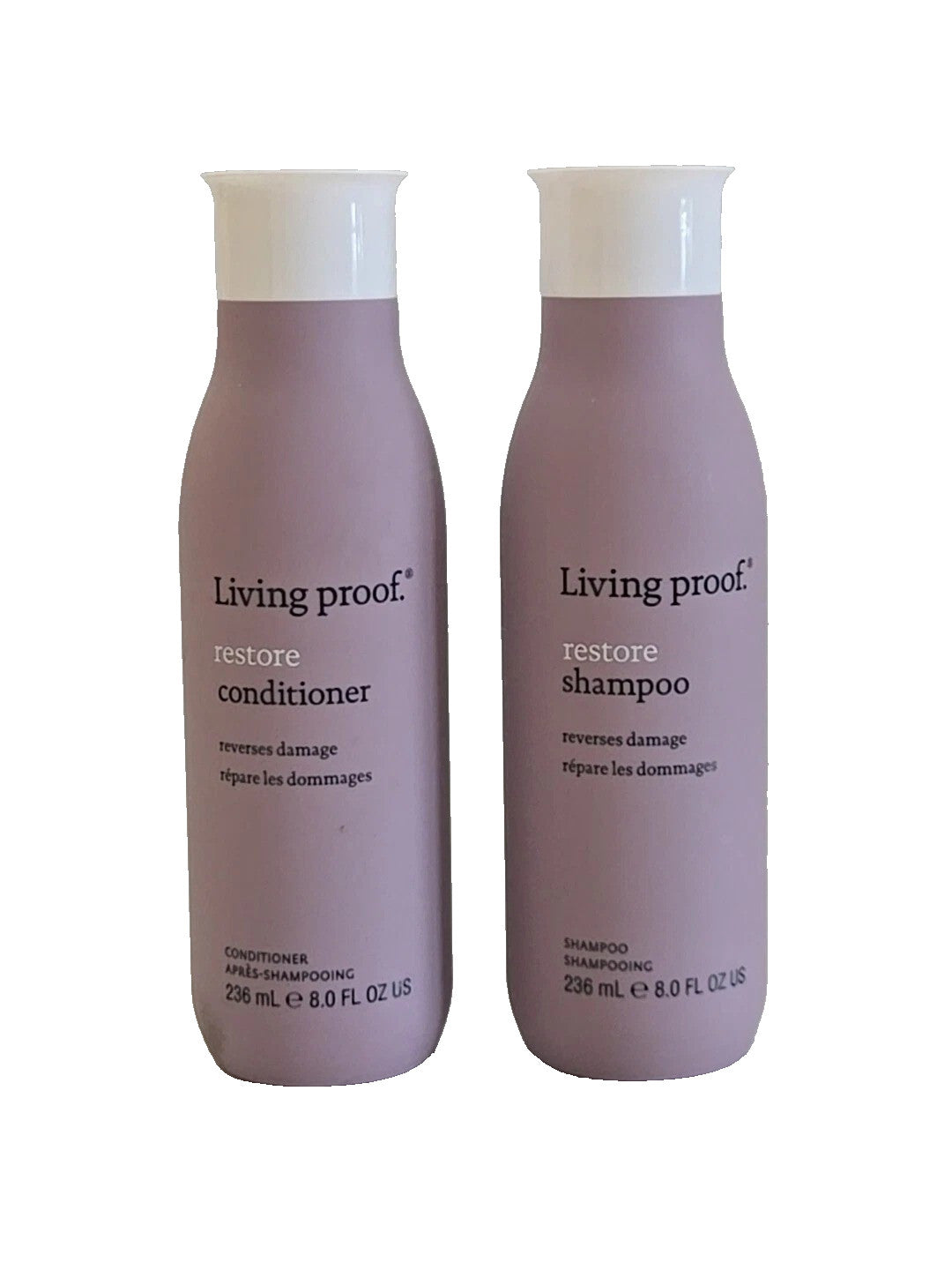Living Proof Restore Shampoo & Conditioner Duo - 8 oz Each for Damaged Hair