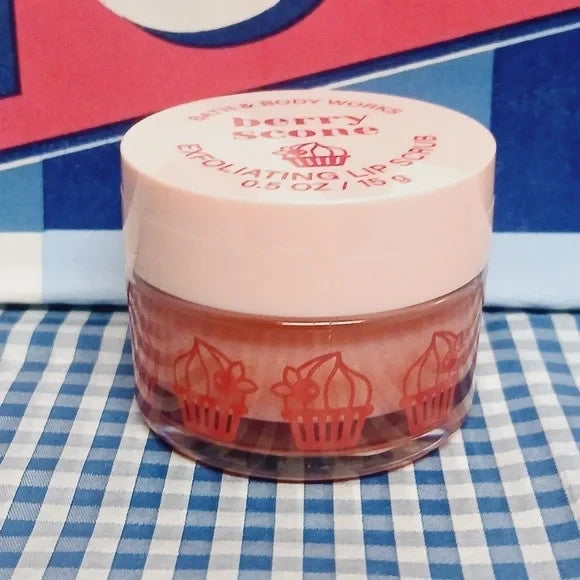 Lip Scrub - Berry Scone Exfoliating Lip Treatment 0.5 oz - Sealed, Retired