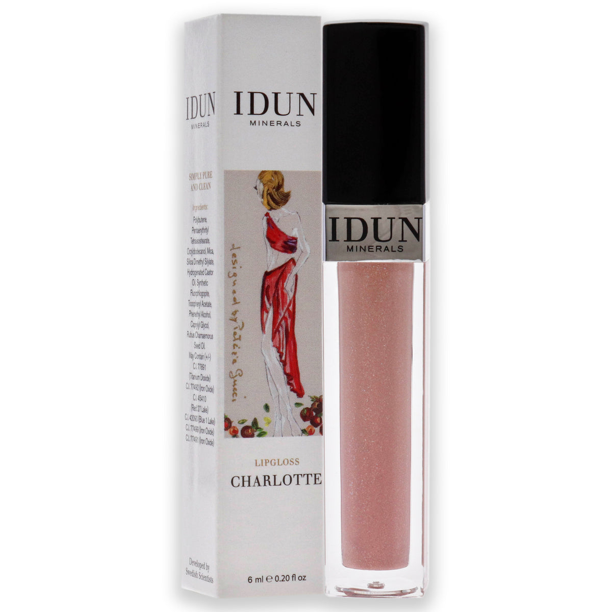 Hydrating Lip Gloss with Mineral, Nordic Cloudberry & Vitamin E - 0.2 oz