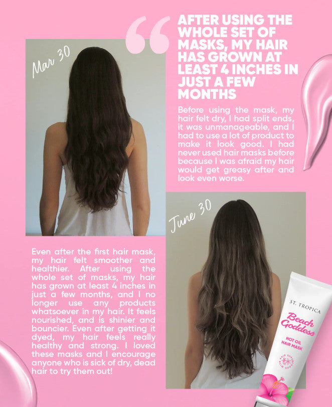 Hot Oil Hair Mask for Dry Damaged Hair - Deep Nourishing Treatment 3oz
