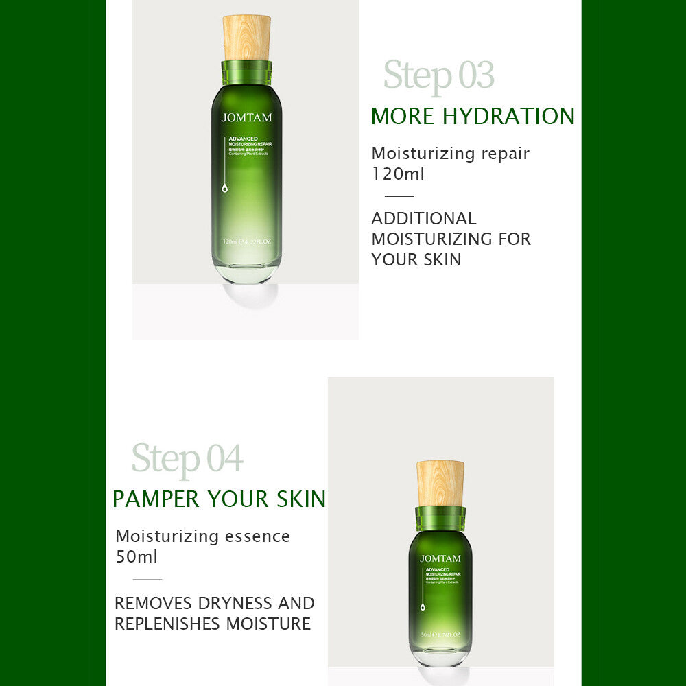 Hydrating Skincare Set with Avocado & Plant Extracts - 6 Pieces for Moisture & Repair