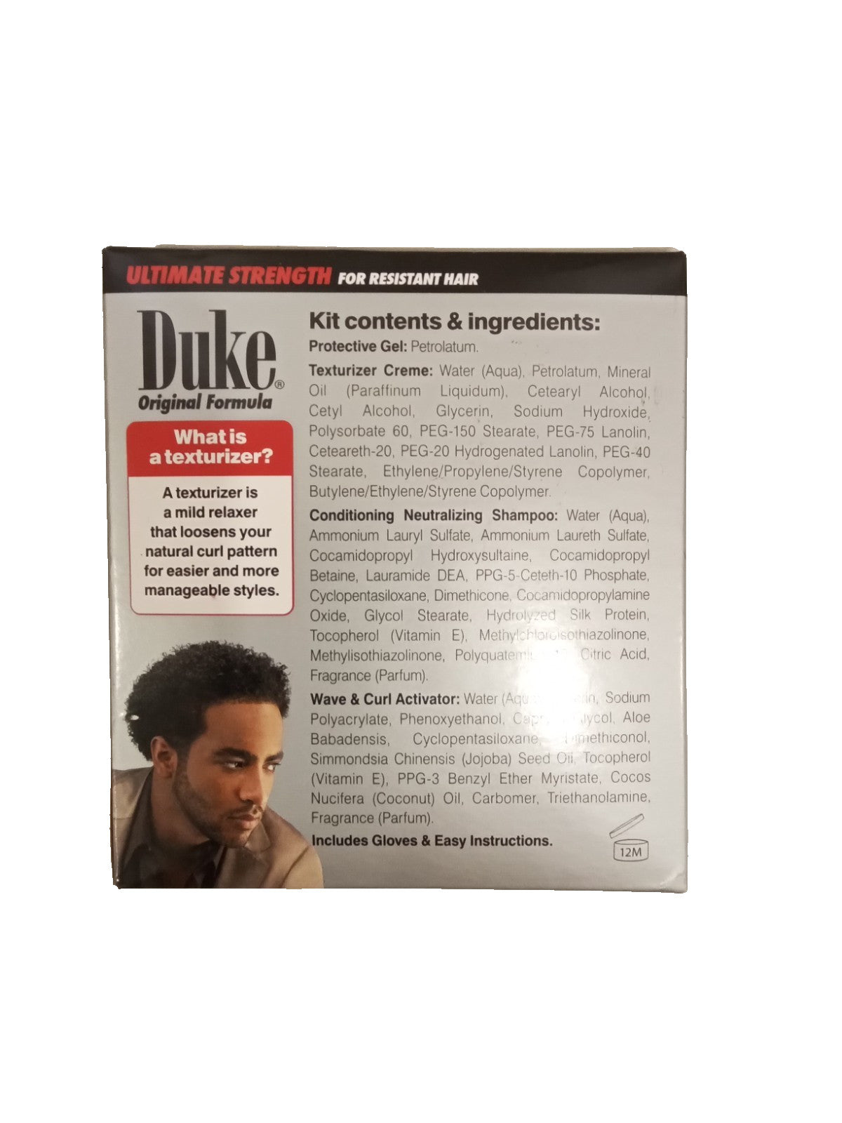 Men's Texturizing Hair Cream Kit for Waves and Curls - 1 Application