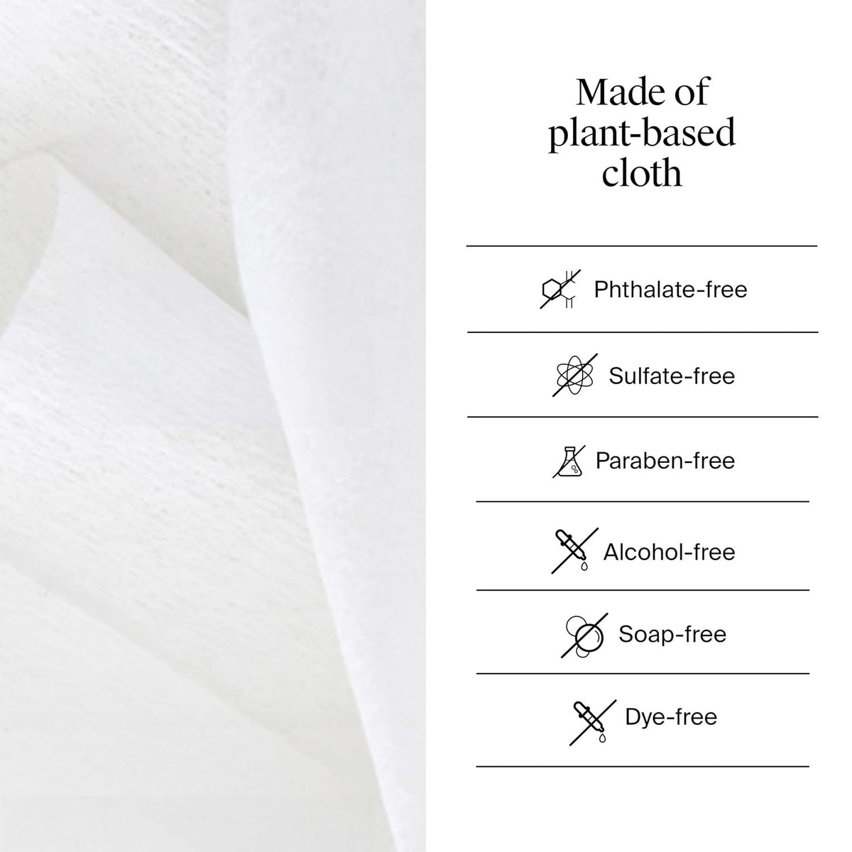 Makeup Remover Wipes Alcohol-Free Sensitive Skin Face Cleansing Cloths