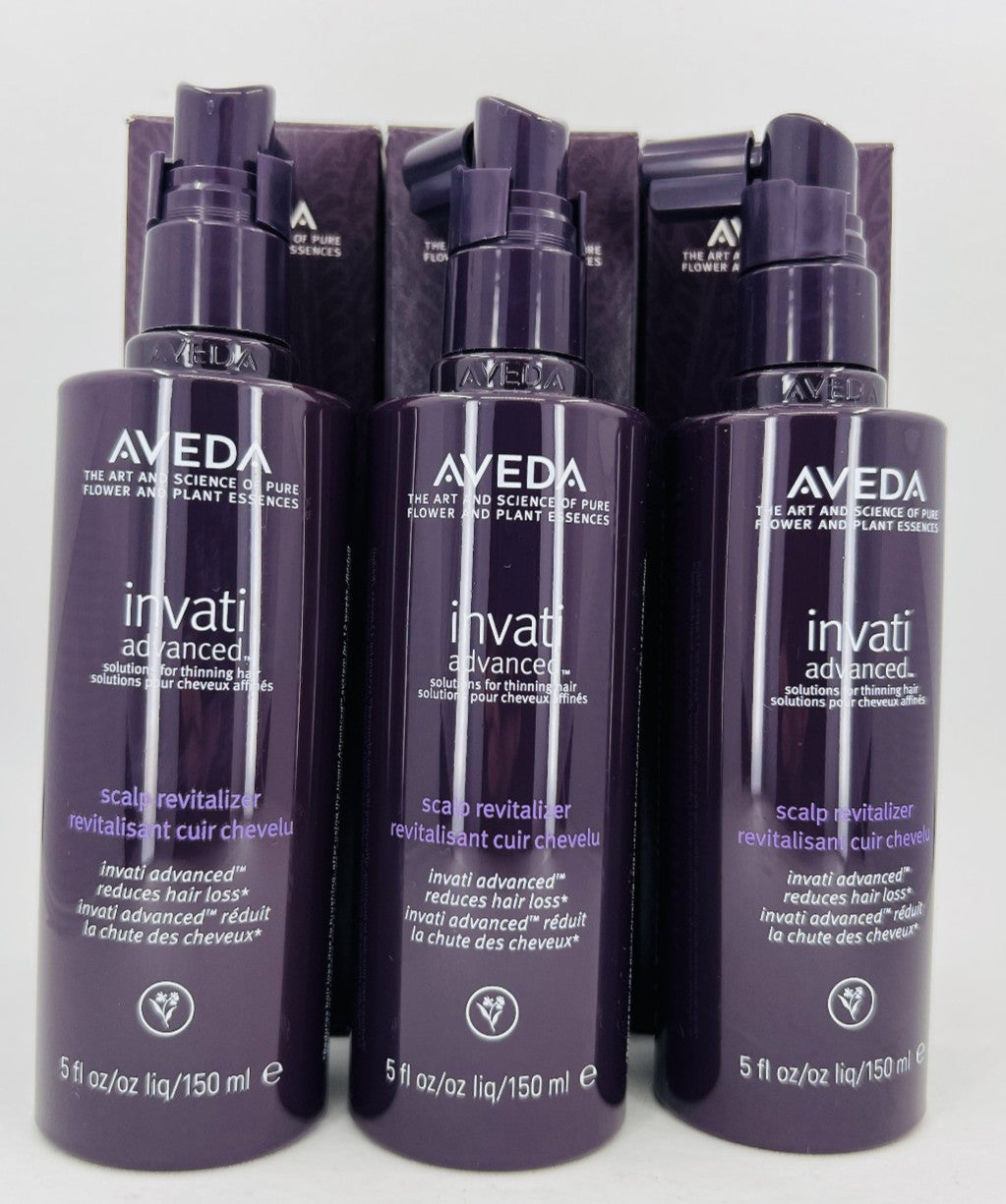 Aveda Invati Advanced Scalp Revitalizer 5 fl.oz. (150mL) × 3
