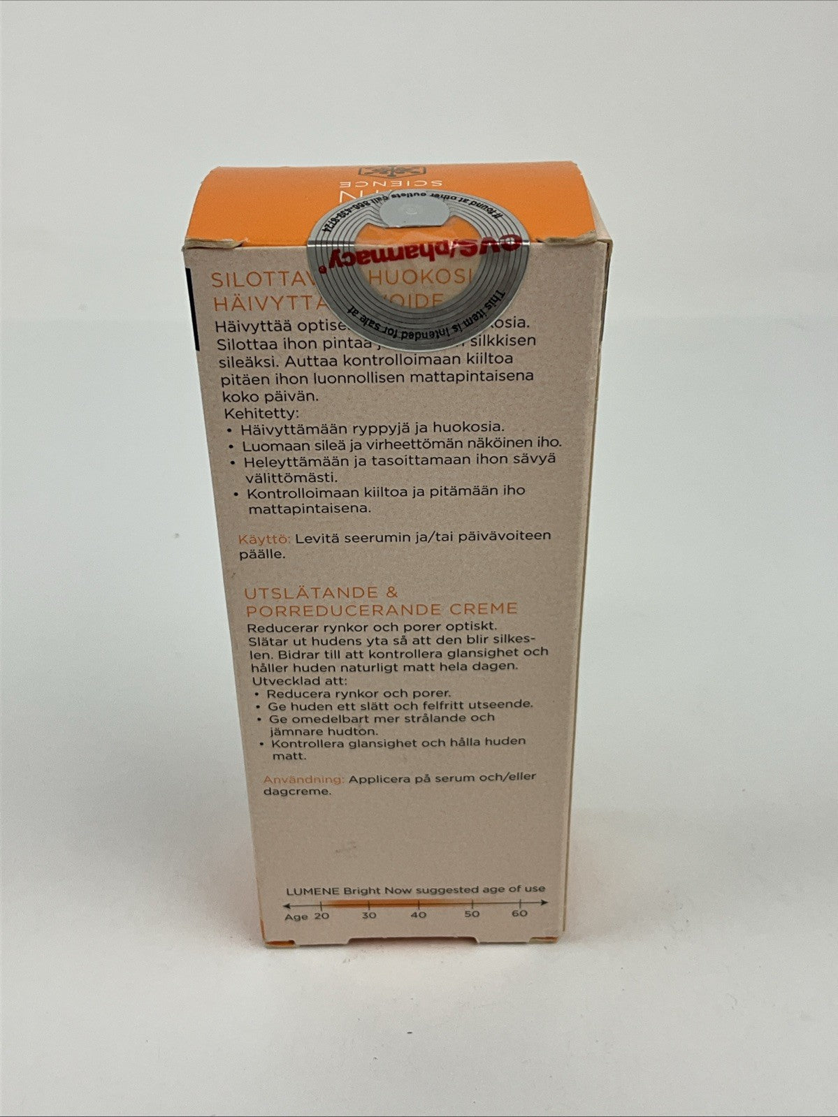 Lumene Bright Now Blur Line and Pore Minimizer Oil-Free Skincare 1 fl oz