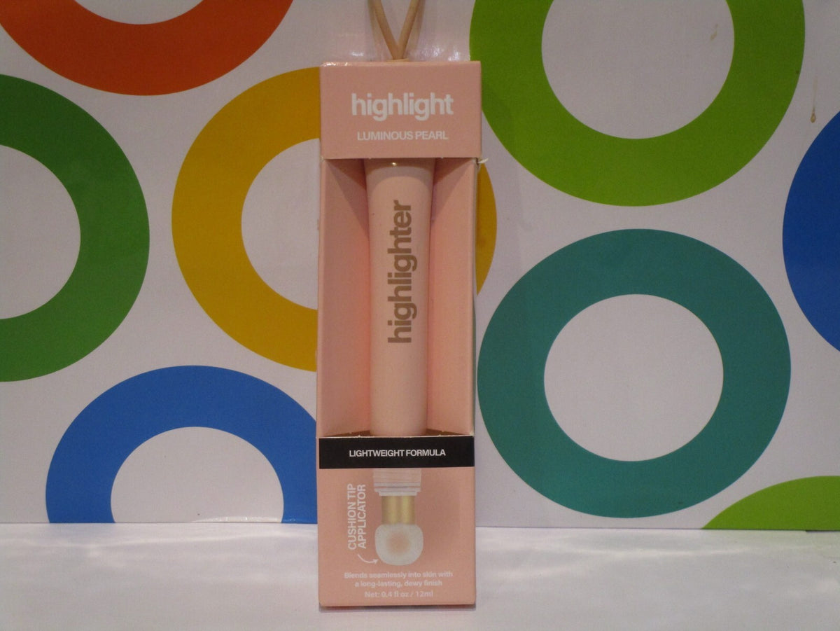 Lightweight Highlighter Pen with Luminous Pearl Finish - 0.4 oz