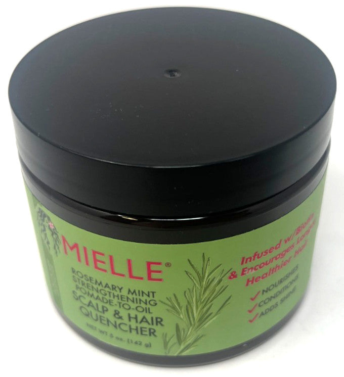 Hair Pomade to Oil with Rosemary Mint - 5 oz Scalp & Hair Quencher