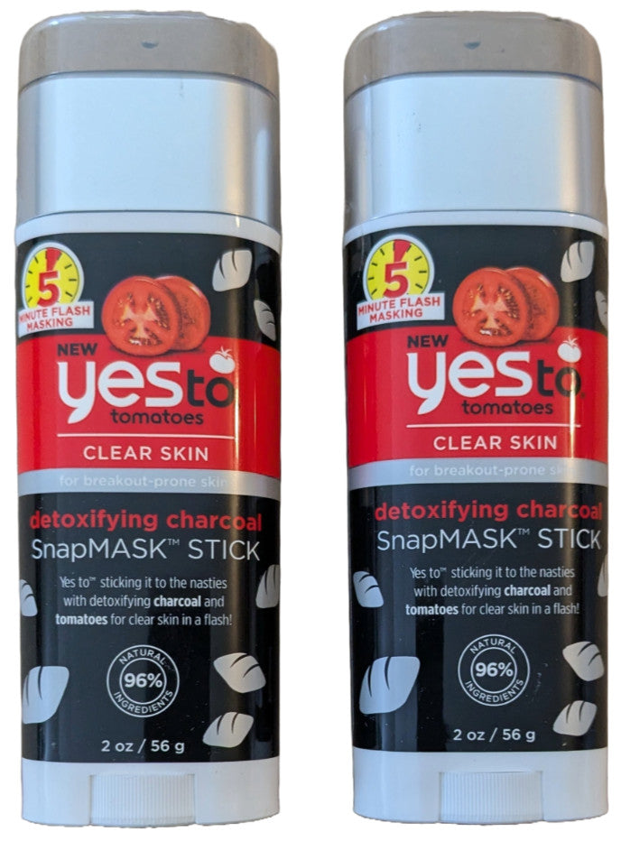Charcoal Detox Face Mask Stick - Clear Skin, 2-Pack