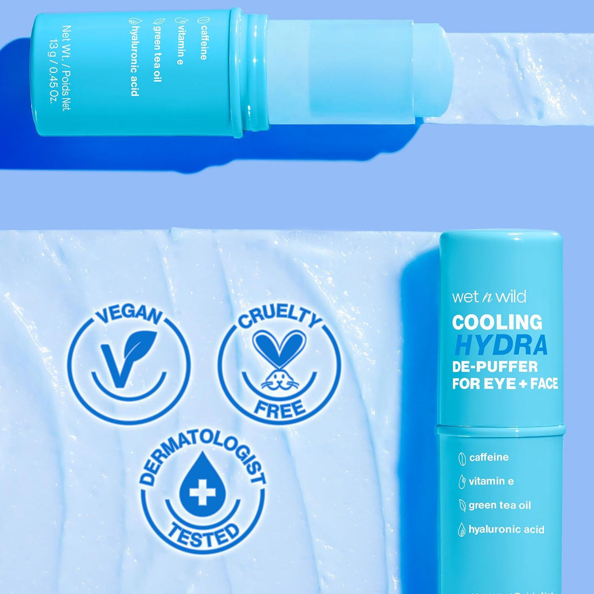 Cooling Hydra De-Puffer Face Primer Stick with Vitamin E & Caffeine
